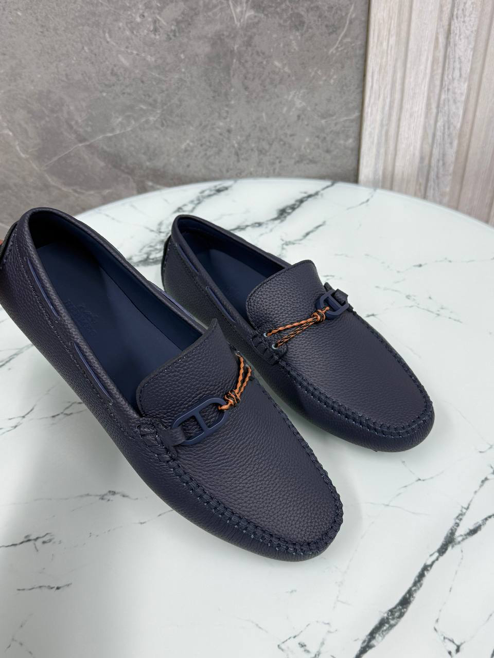 МУЖСКИЕ МОКАСИНЫ HERMES детальное фото