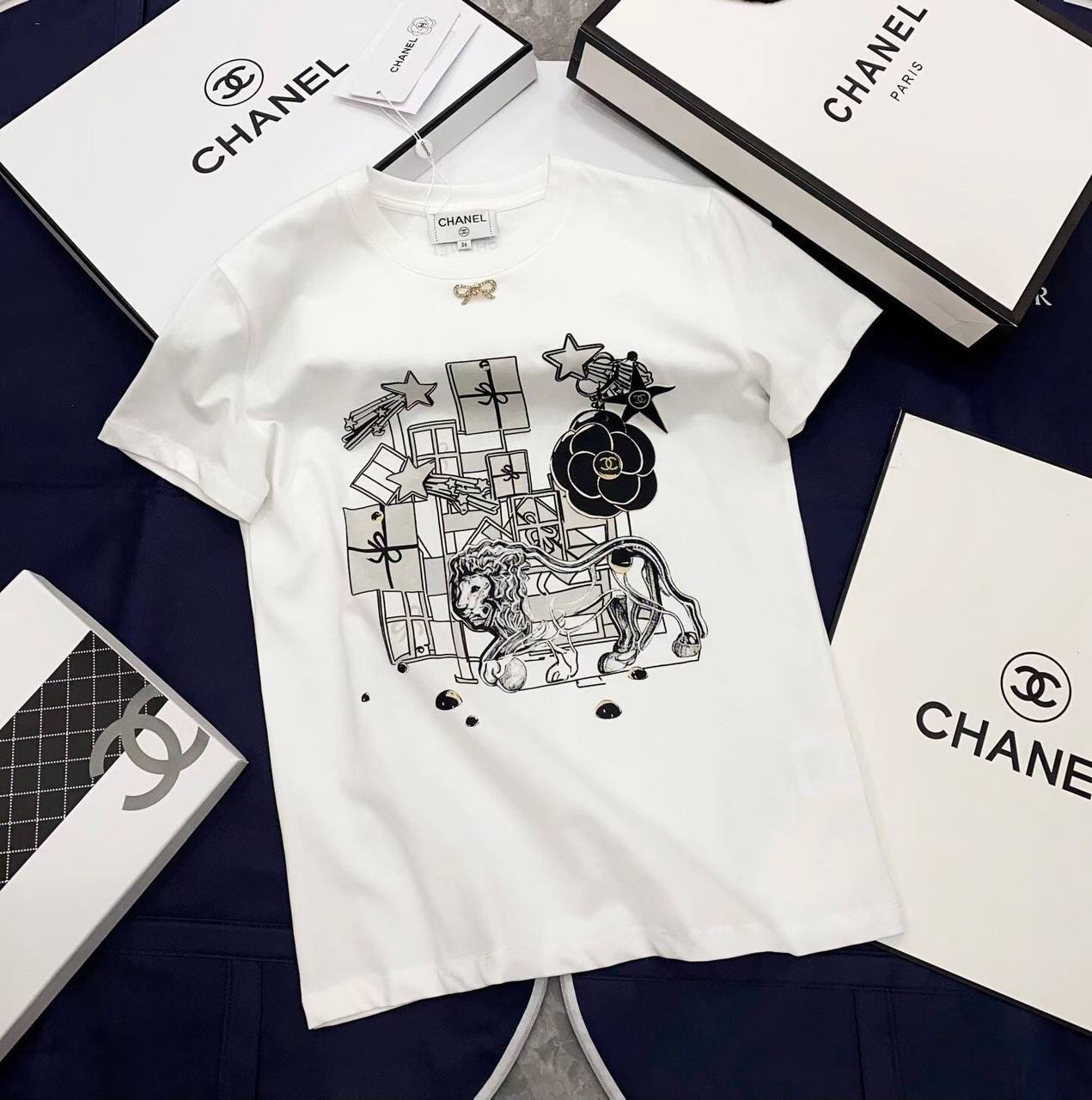 ФУТБОЛКА CHANEL детальное фото