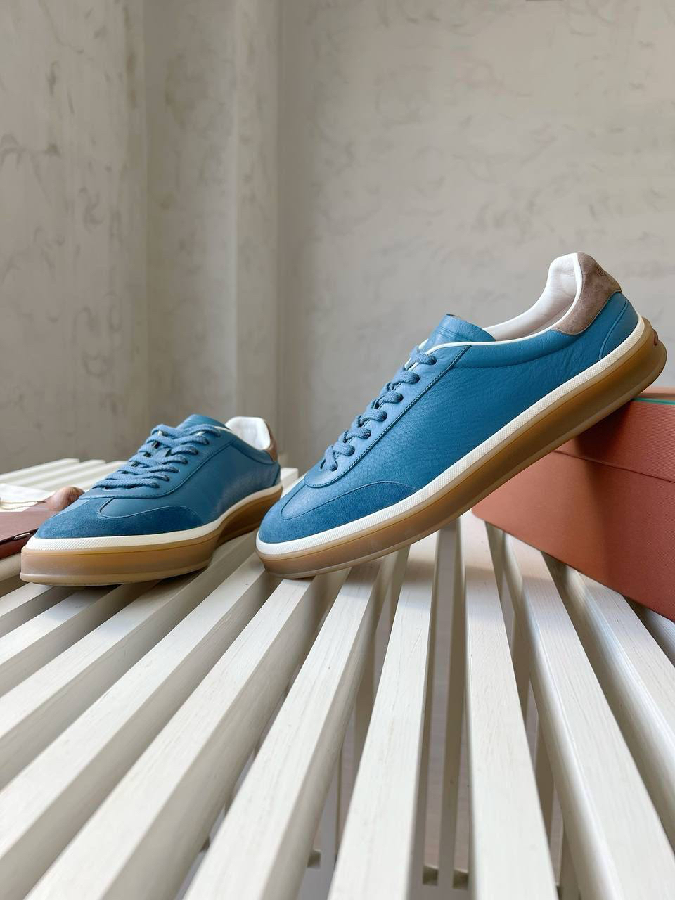 МУЖСКИЕ КЕДЫ LORO PIANA детальное фото