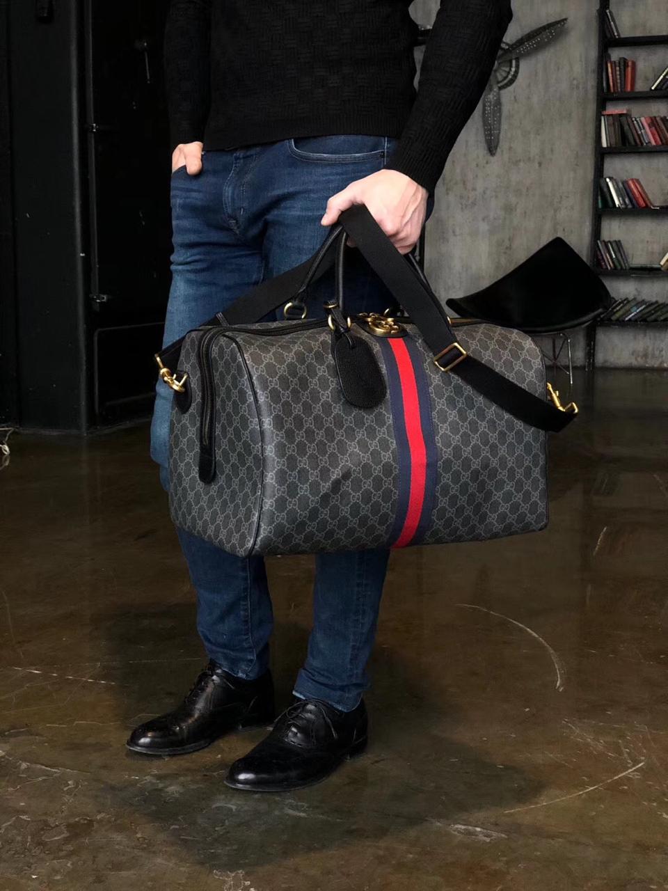 ДОРОЖНАЯ СУМКА GUCCI в интернет магазине Люкс Мск ДОРОЖНАЯ СУМКА GUCCI детальное фото