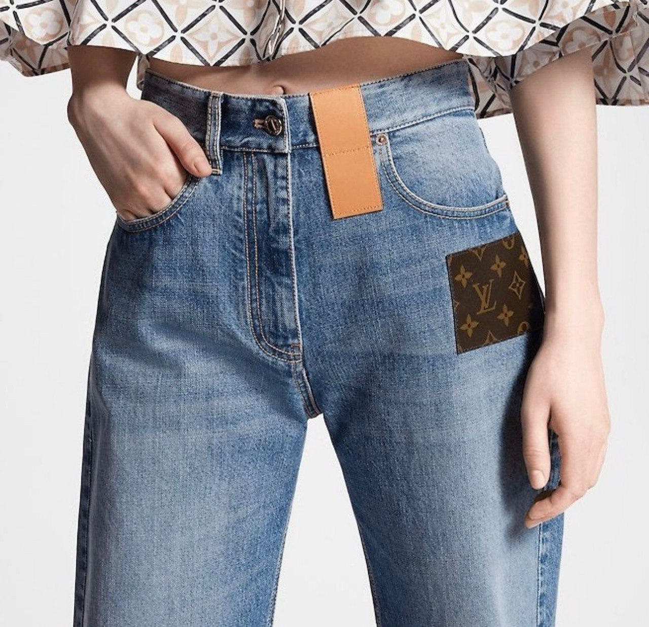 ДЖИНСЫ LOUIS VUITTON детальное фото