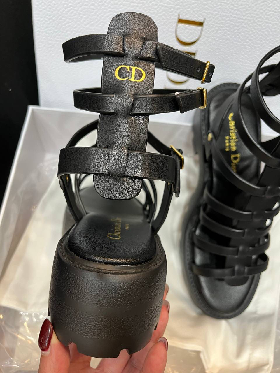 БОСОНОЖКИ CHRISTIAN DIOR детальное фото