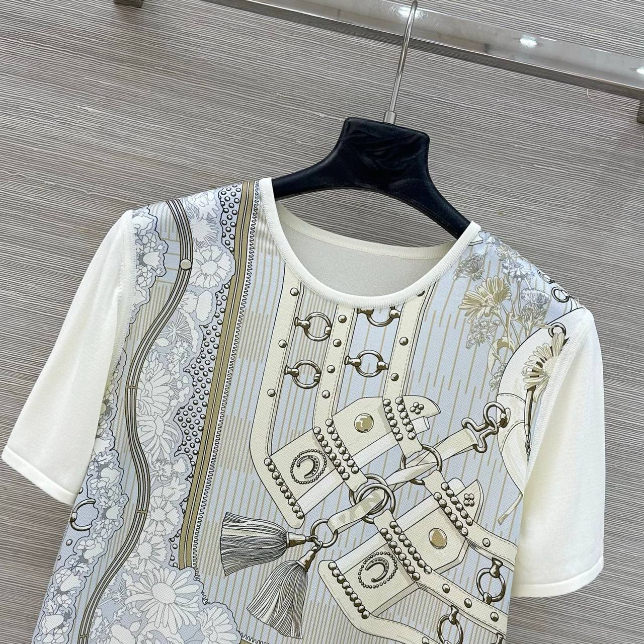 ФУТБОЛКА HERMES детальное фото