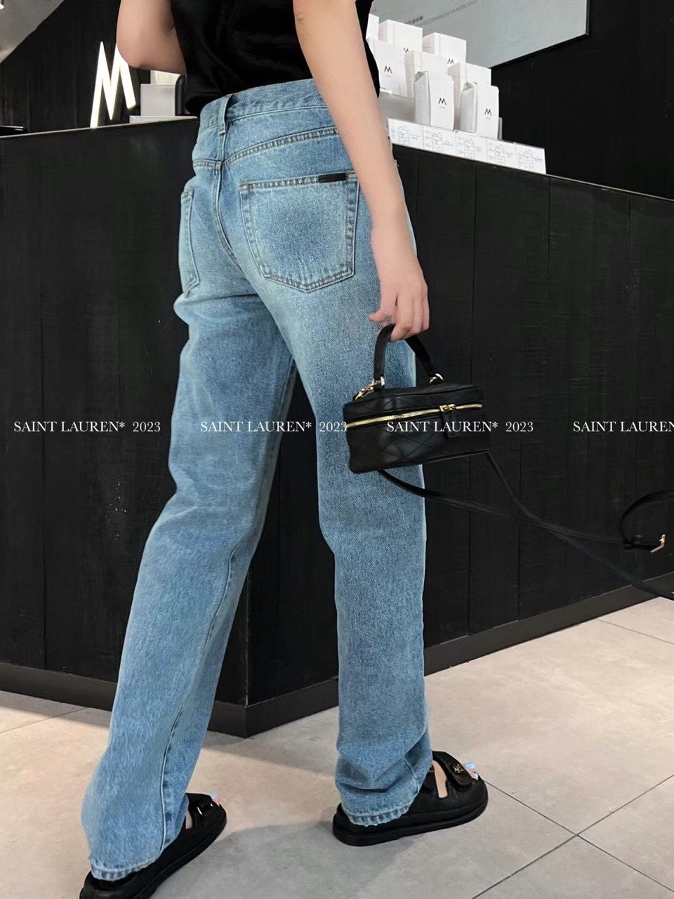 ДЖИНСЫ SAINT LAURENT детальное фото