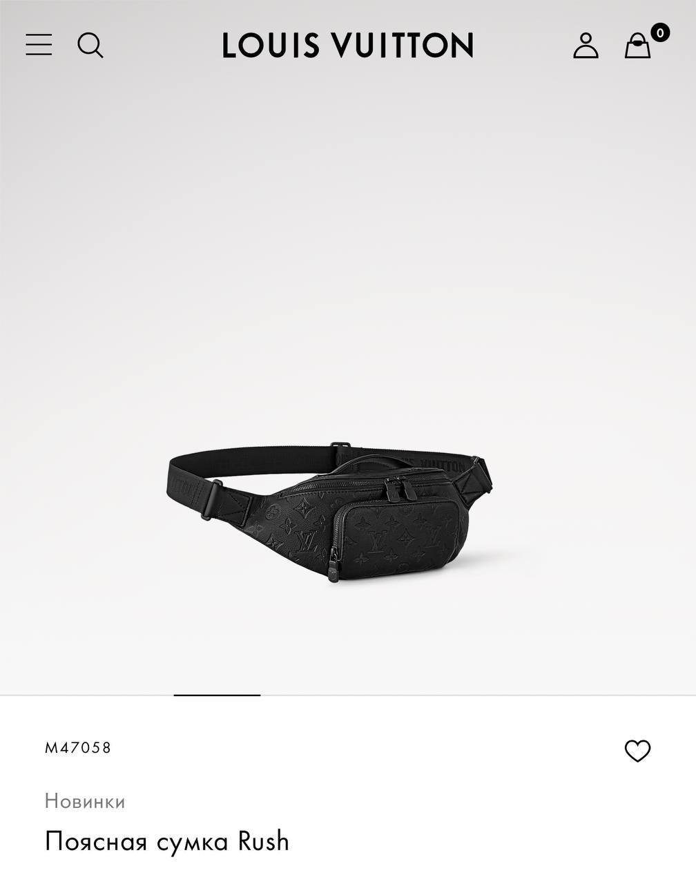 МУЖСКАЯ СУМКА СЛИНГ LOUIS VUITTON детальное фото