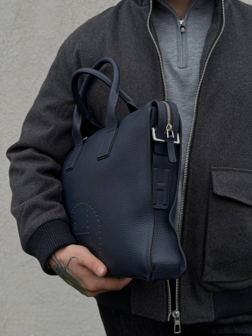 МУЖСКОЙ ПОРТФЕЛЬ HERMES детальное фото