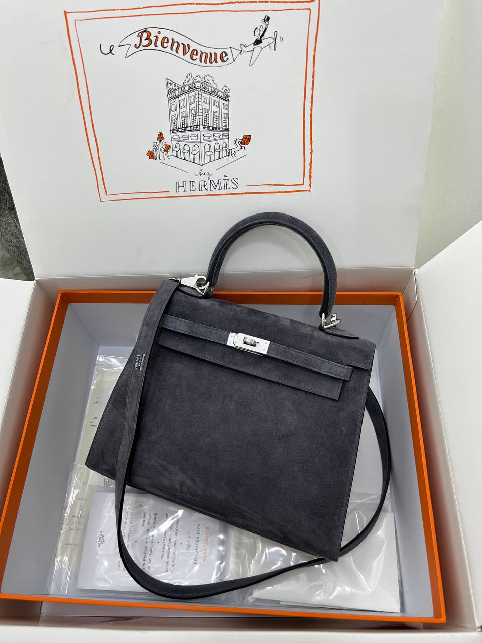 СУМКА HERMES KELLY 25 детальное фото