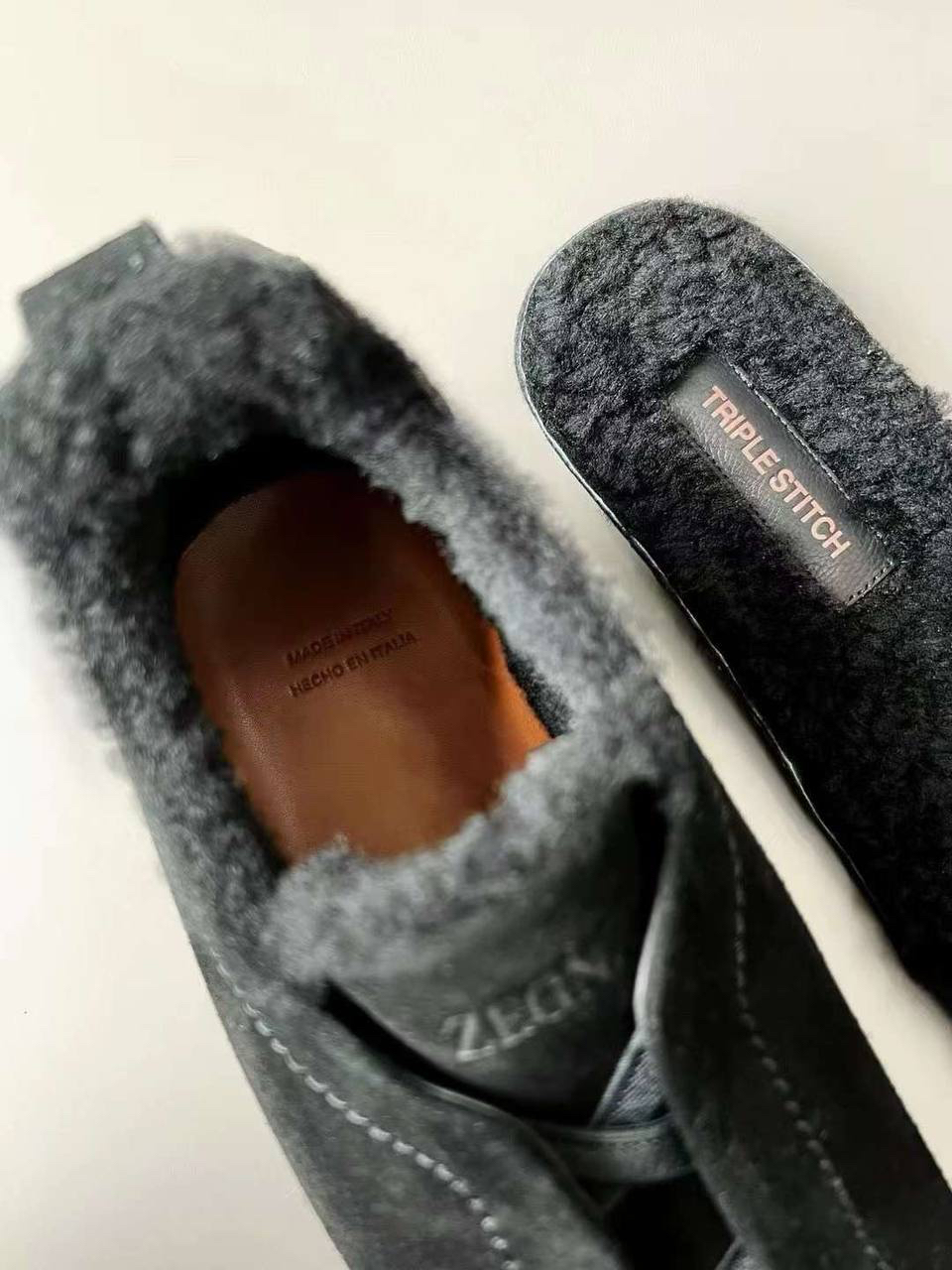 МУЖСКИЕ КЕДЫ ZEGNA детальное фото