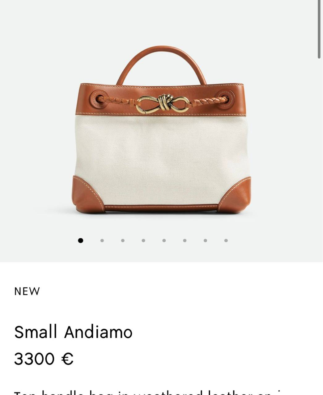 СУМКА BOTTEGA VENETA детальное фото