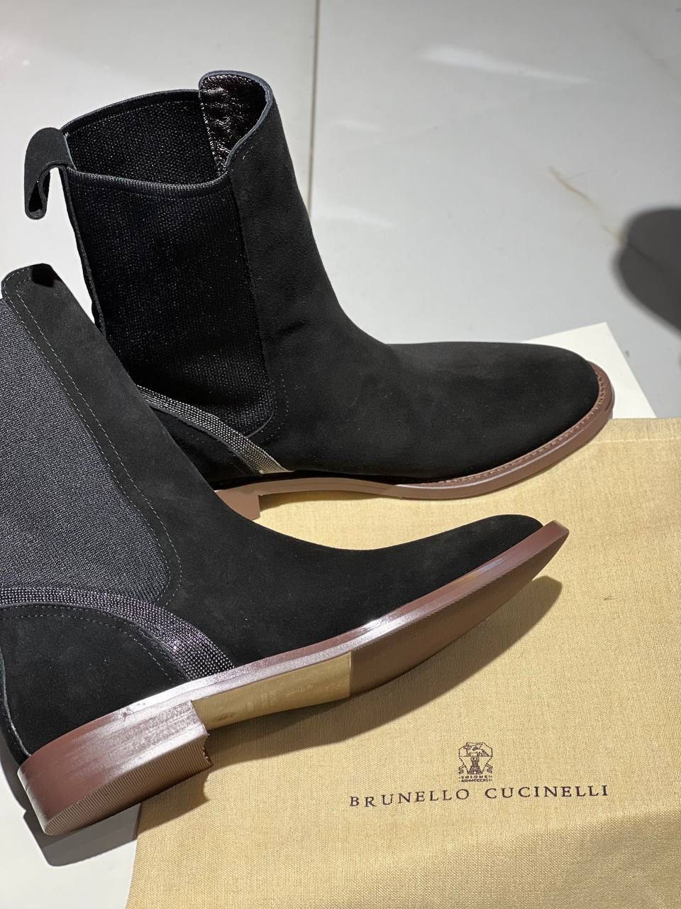 БОТИНКИ BRUNELLO CUCINELLI детальное фото