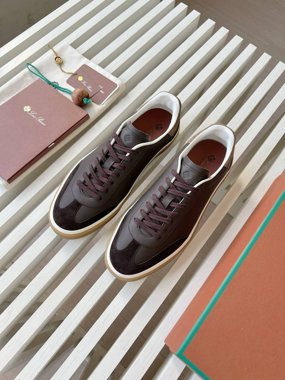 МУЖСКИЕ КЕДЫ LORO PIANA детальное фото