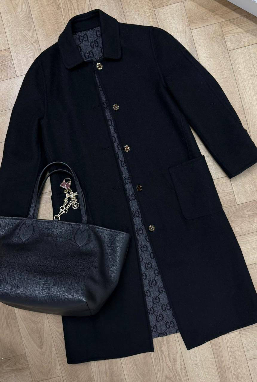 ПАЛЬТО ДВУХСТОРОННЕЕ GUCCI детальное фото