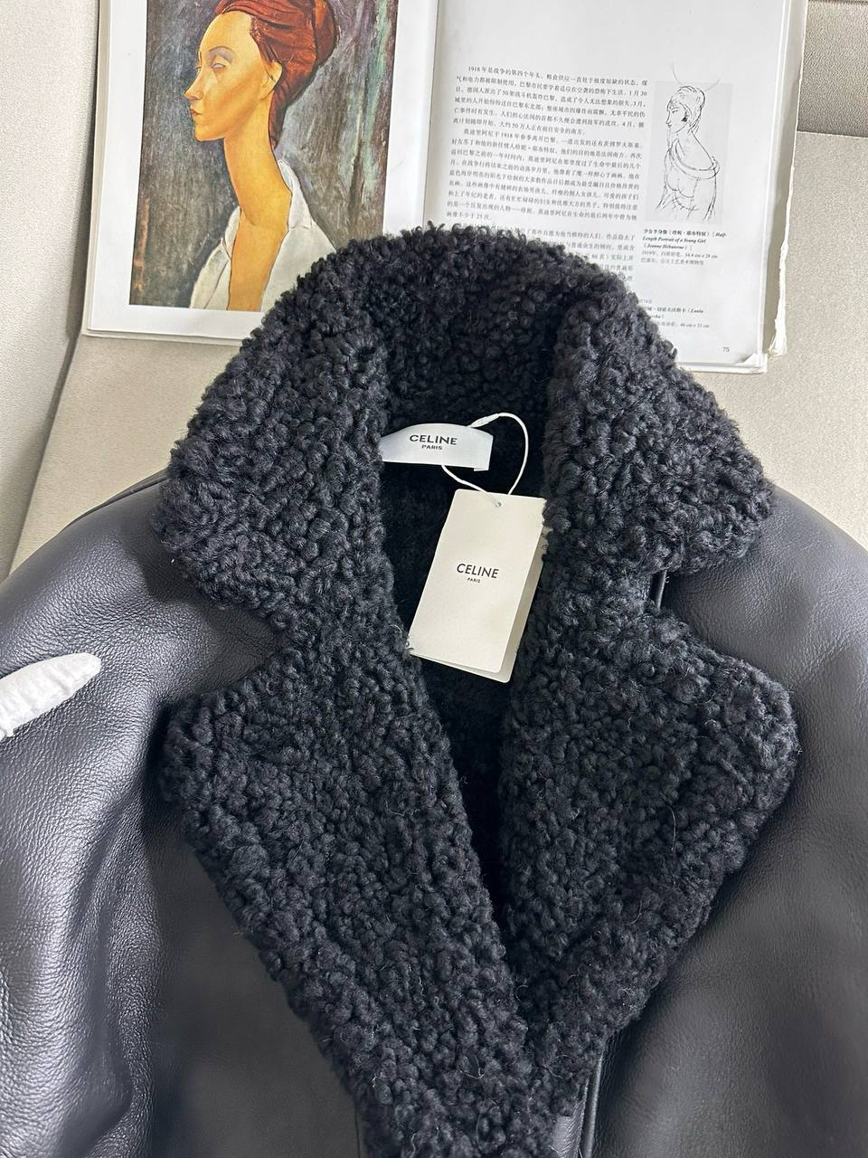 ДУБЛЕНКА CELINE детальное фото