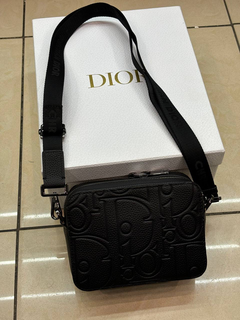 МУЖСКАЯ СУМКА МЕССЕНДЖЕР CHRISTIAN DIOR детальное фото