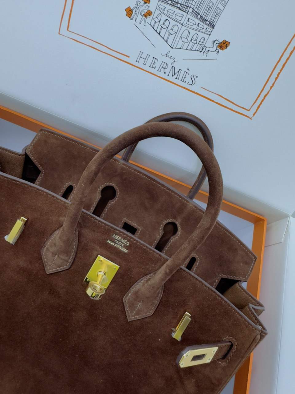 СУМКА HERMES BIRKIN 25 детальное фото