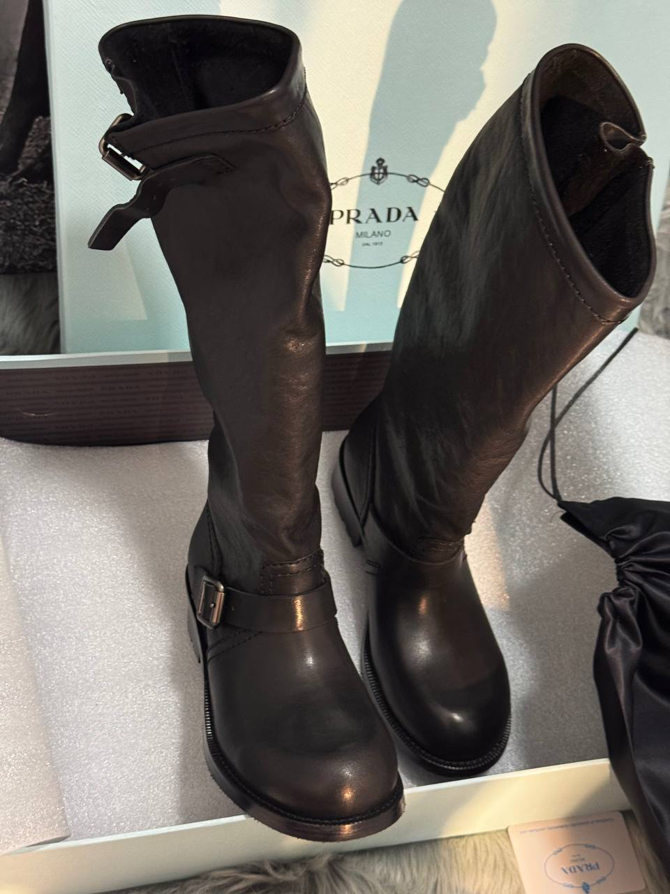 САПОГИ PRADA детальное фото