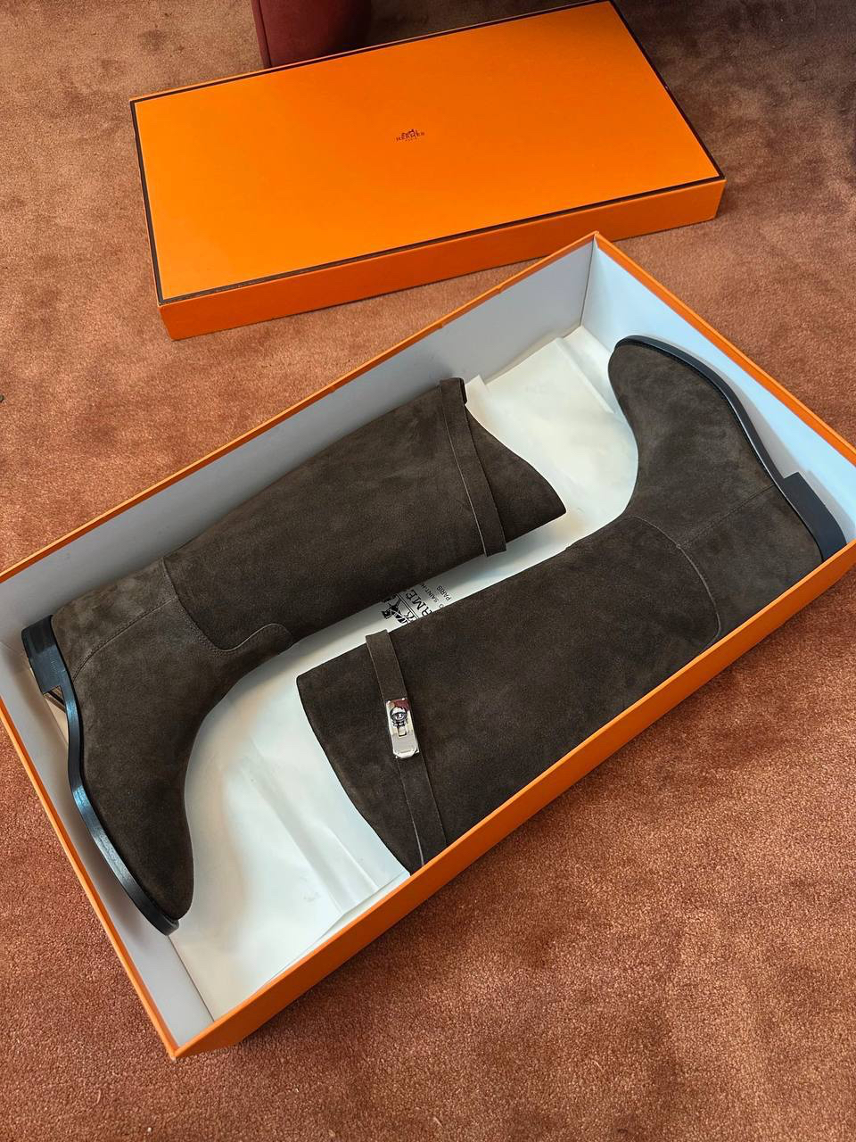 САПОГИ HERMES детальное фото