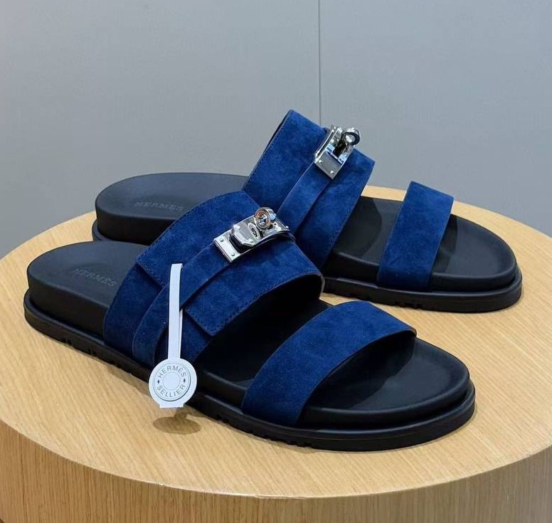 МУЖСКИЕ ШЛЕПКИ HERMES фото