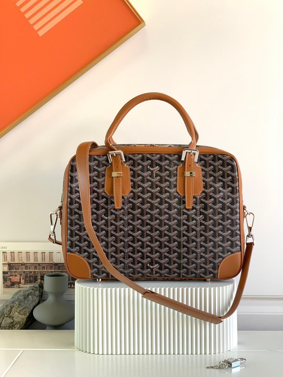 МУЖСКОЙ ПОРТФЕЛЬ GOYARD детальное фото