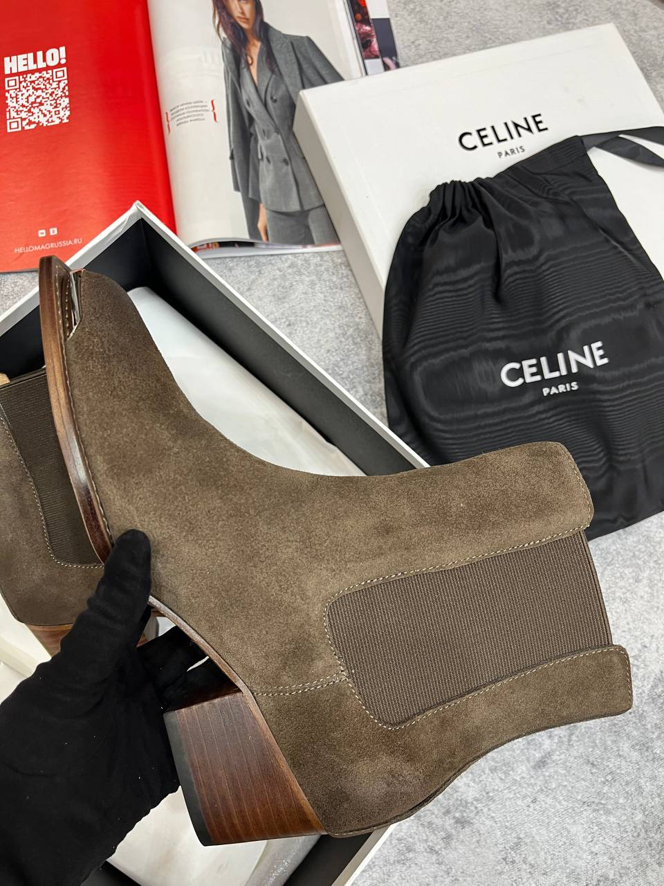 БОТИЛЬОНЫ CELINE детальное фото