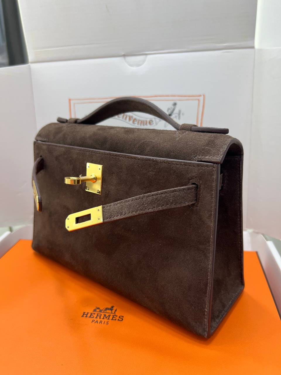 СУМКА HERMES KELLY POCHETTE детальное фото