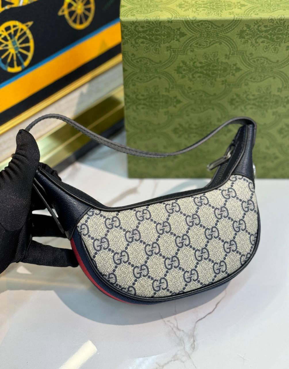 СУМКА GUCCI OPHIDIA GG детальное фото