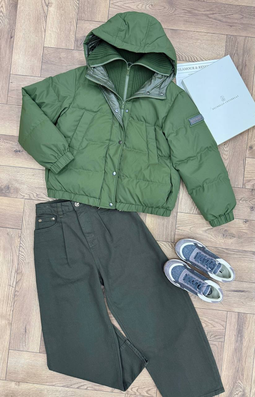 ПУХОВИК BRUNELLO CUCINELLI детальное фото