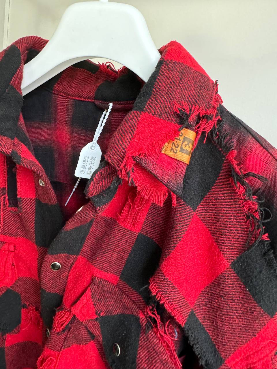 РУБАШКА УТЕПЛЕННАЯ MAISON MIHARA детальное фото