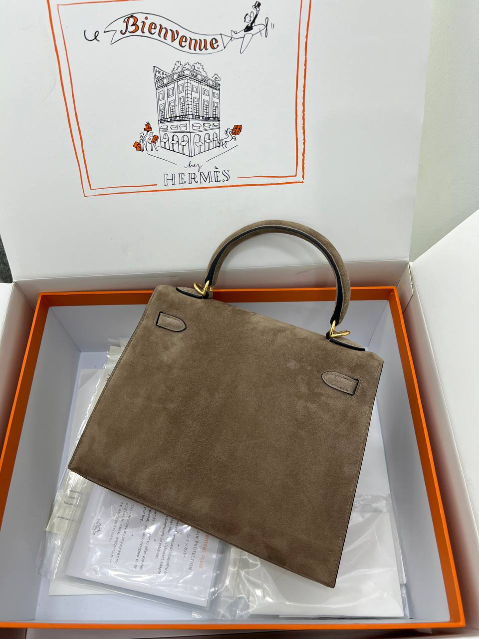 СУМКА HERMES KELLY 25 детальное фото