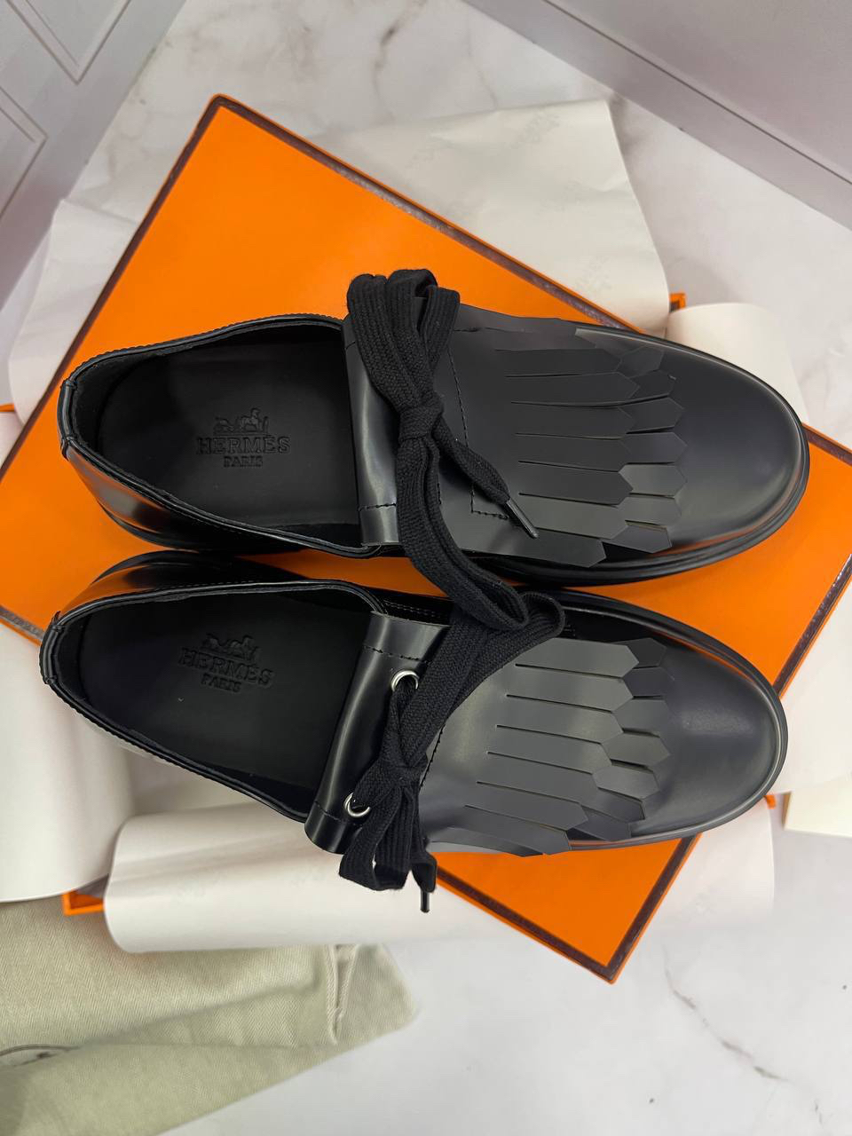 ЛОФЕРЫ HERMES детальное фото