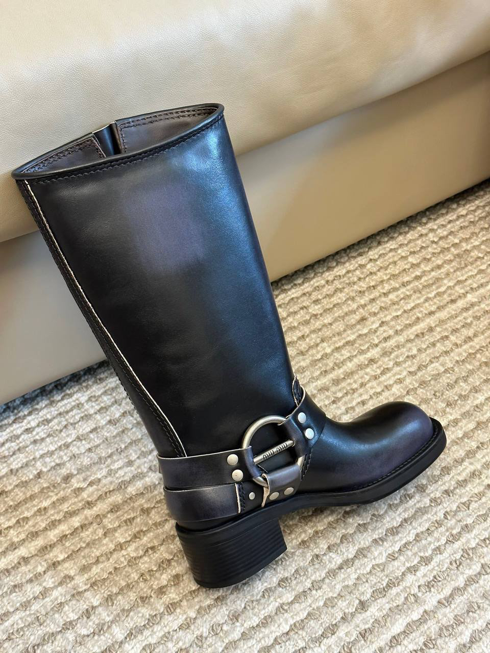 САПОГИ MIU MIU детальное фото