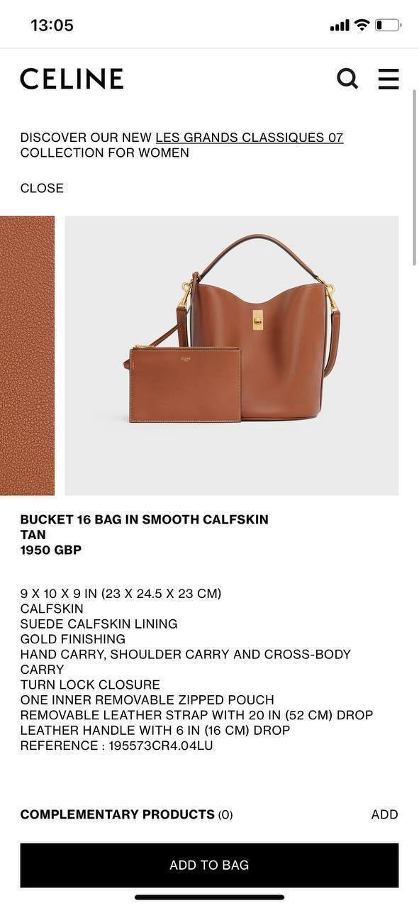 СУМКА CELINE детальное фото