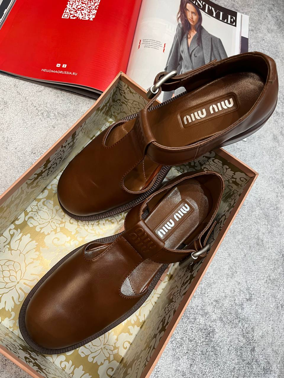 ТУФЛИ MIU MIU детальное фото