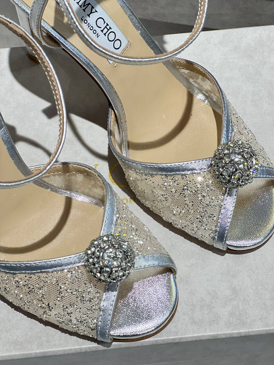 БОСОНОЖКИ JIMMY CHOO детальное фото