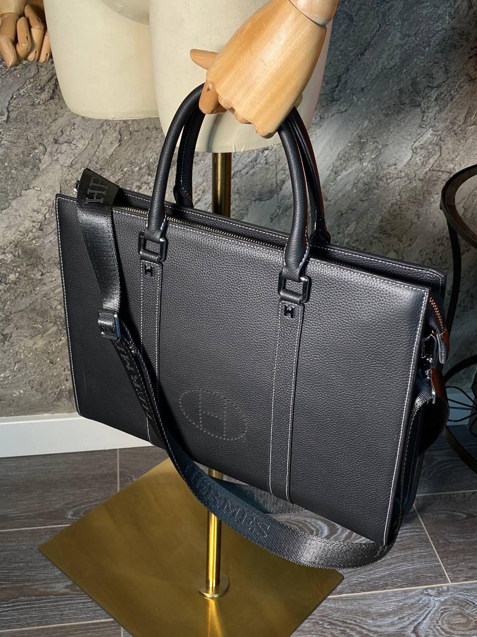 МУЖСКОЙ ПОРТФЕЛЬ HERMES детальное фото