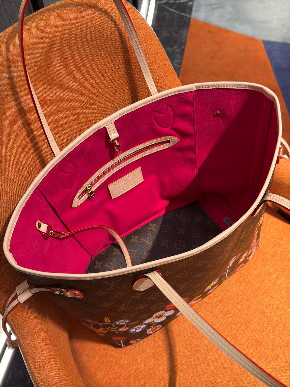 СУМКА LOUIS VUITTON NEVERFULL детальное фото