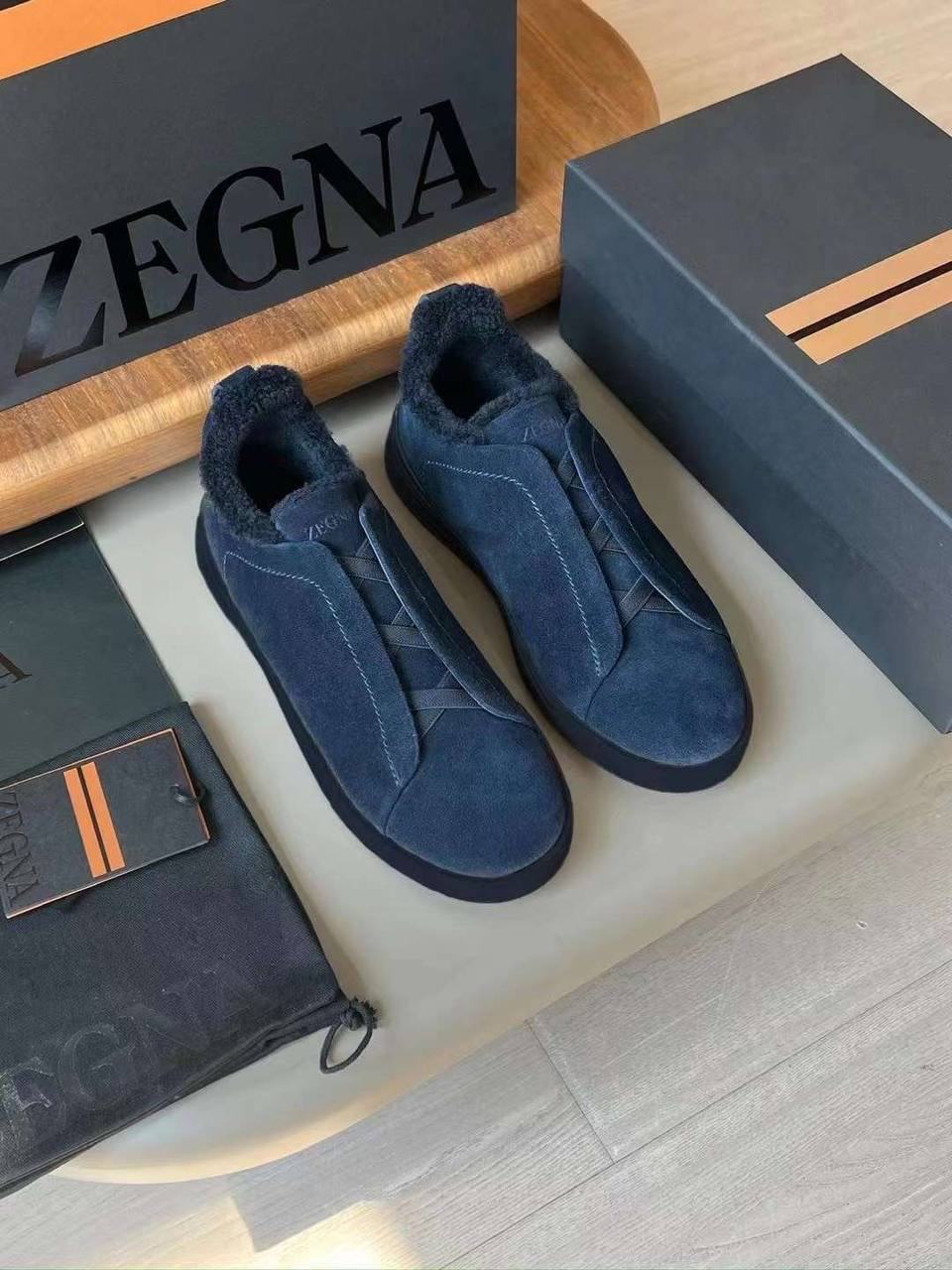 МУЖСКИЕ КЕДЫ ZEGNA детальное фото