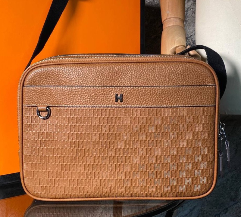 МУЖСКАЯ СУМКА МЕССЕНДЖЕР HERMES фото