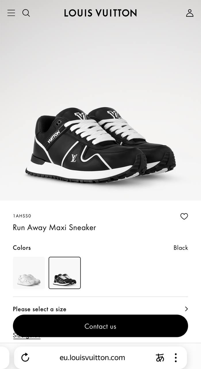 МУЖСКИЕ КРОССОВКИ LOUIS VUITTON детальное фото