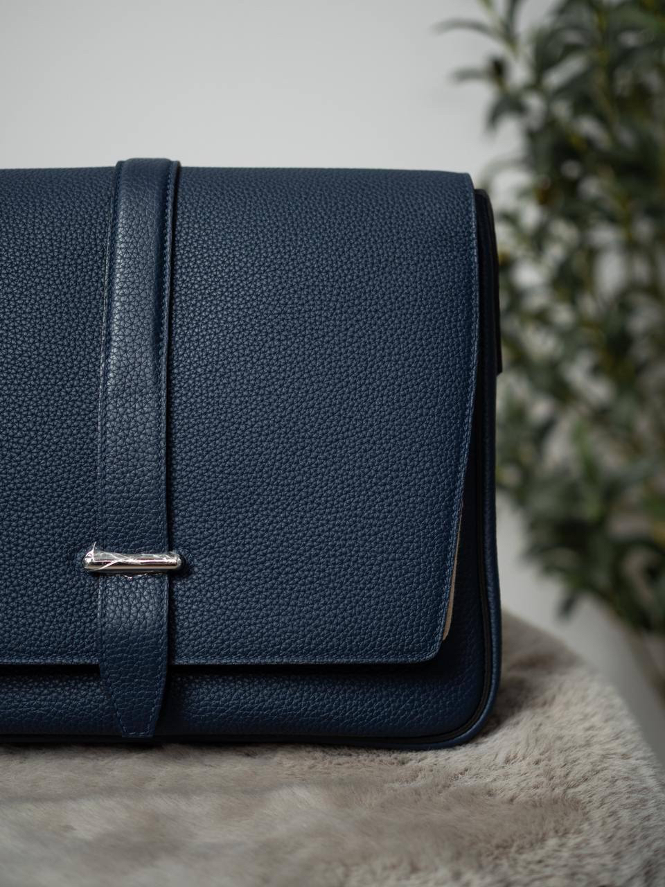 МУЖСКАЯ СУМКА МЕССЕНДЖЕР HERMES STEVE детальное фото