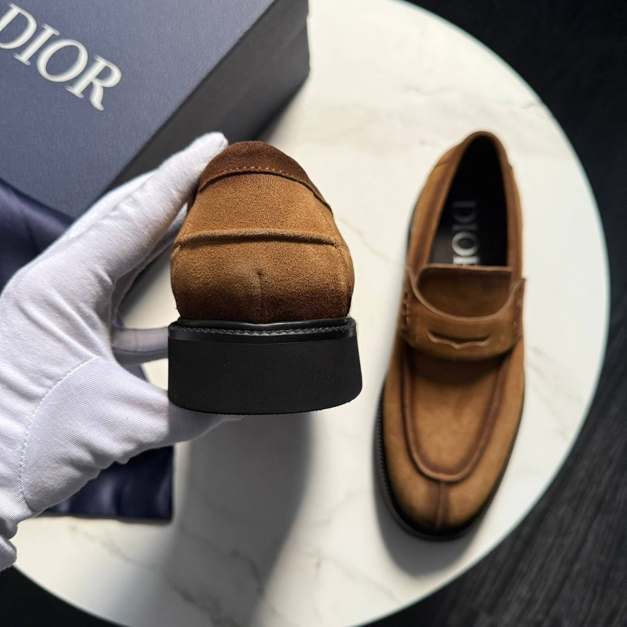 МУЖСКИЕ ЛОФЕРЫ CHRISTIAN DIOR детальное фото