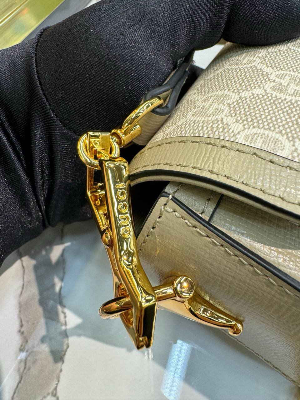 СУМКА GUCCI HORSEBIT 1955 детальное фото