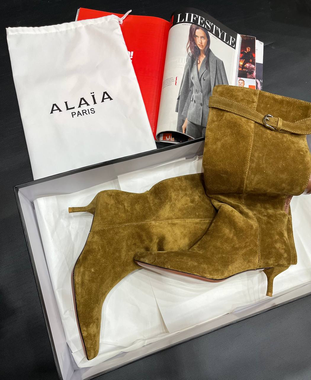 САПОГИ ALAIA детальное фото
