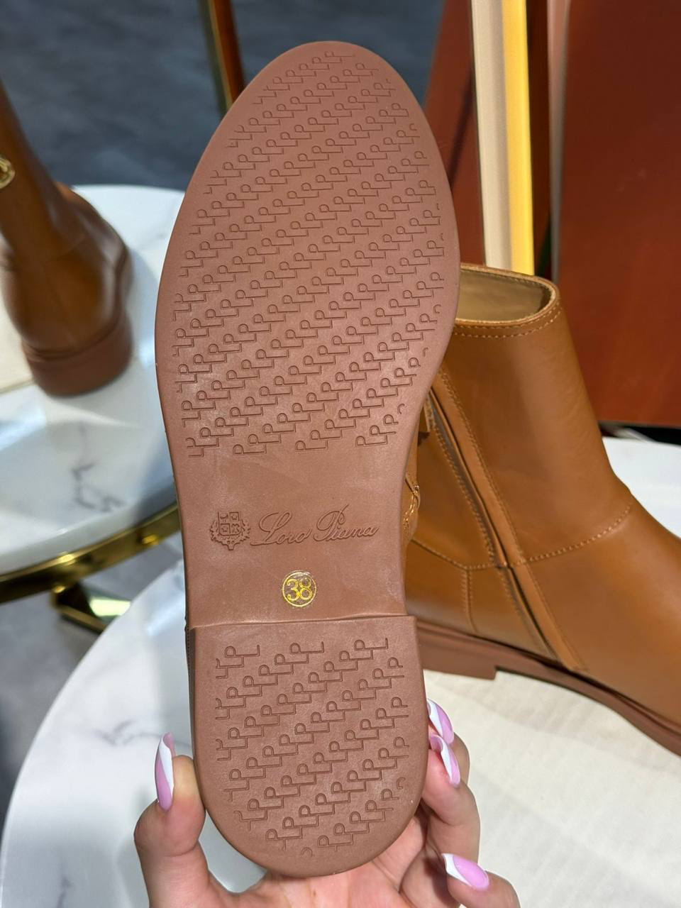 БОТИНКИ LORO PIANA детальное фото