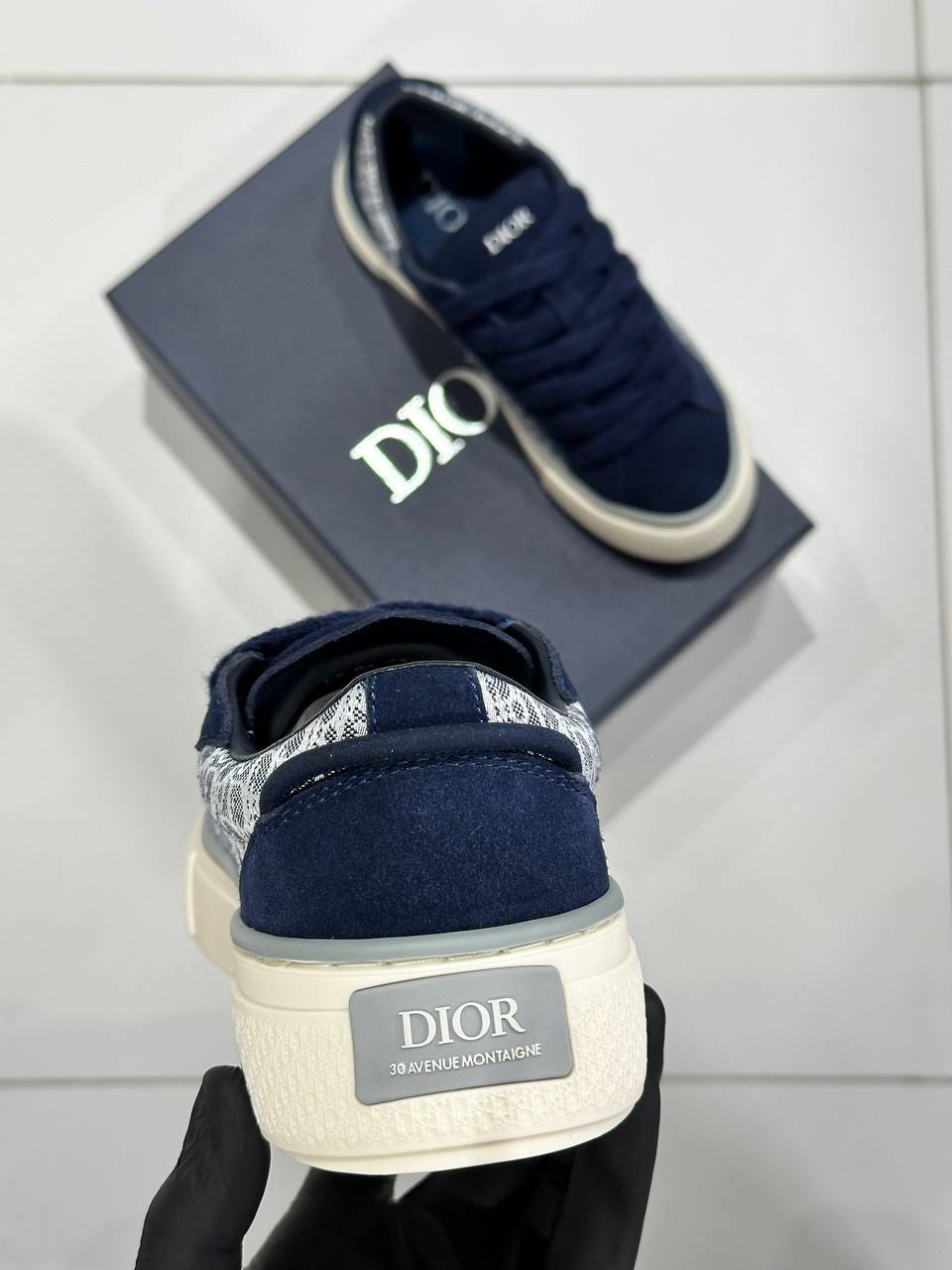 МУЖСКИЕ КЕДЫ CHRISTIAN DIOR детальное фото