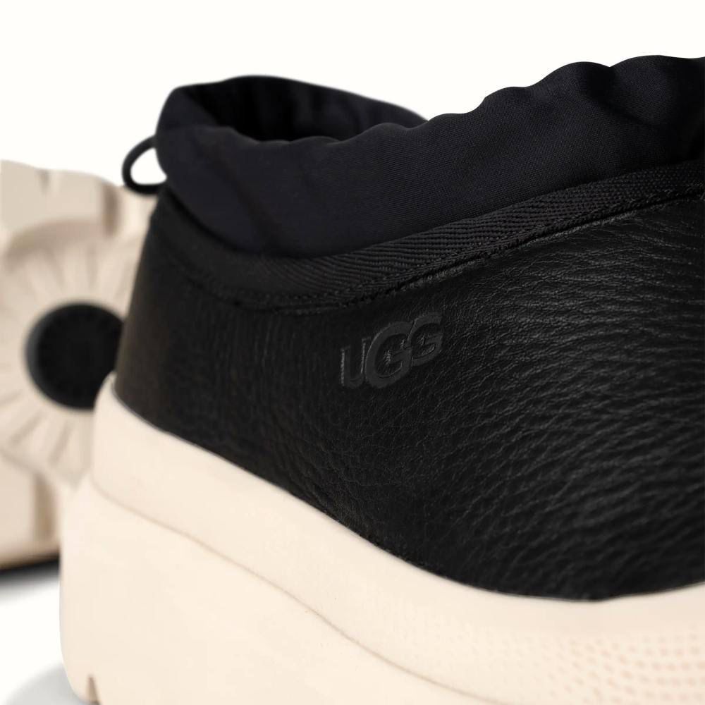 МУЖСКИЕ УГГИ UGG MEMS TASMAN HYBRID LEATHER BLACK детальное фото