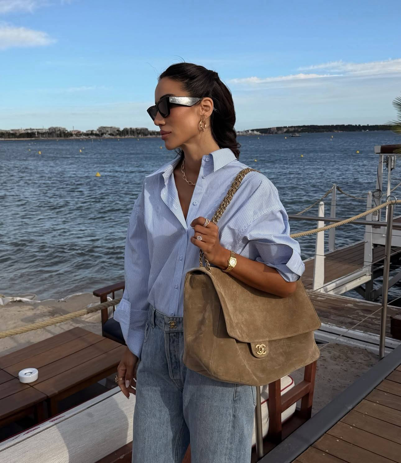 СУМКА CHANEL MAXI FLAP детальное фото