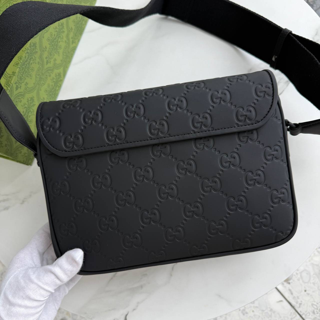 МУЖСКАЯ СУМКА МЕССЕНДЖЕР GUCCI детальное фото