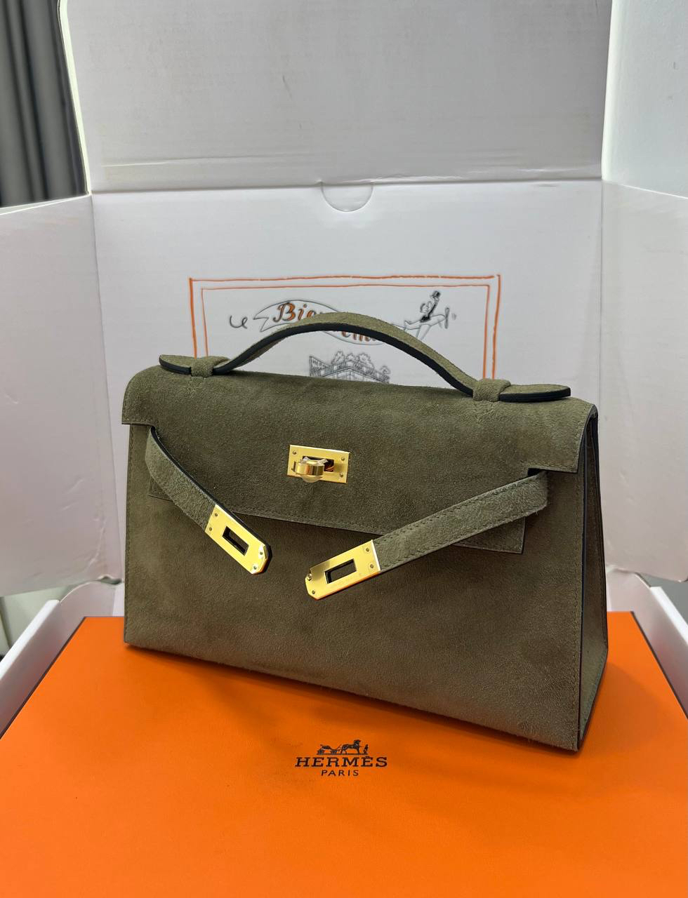СУМКА HERMES KELLY POCHETTE детальное фото