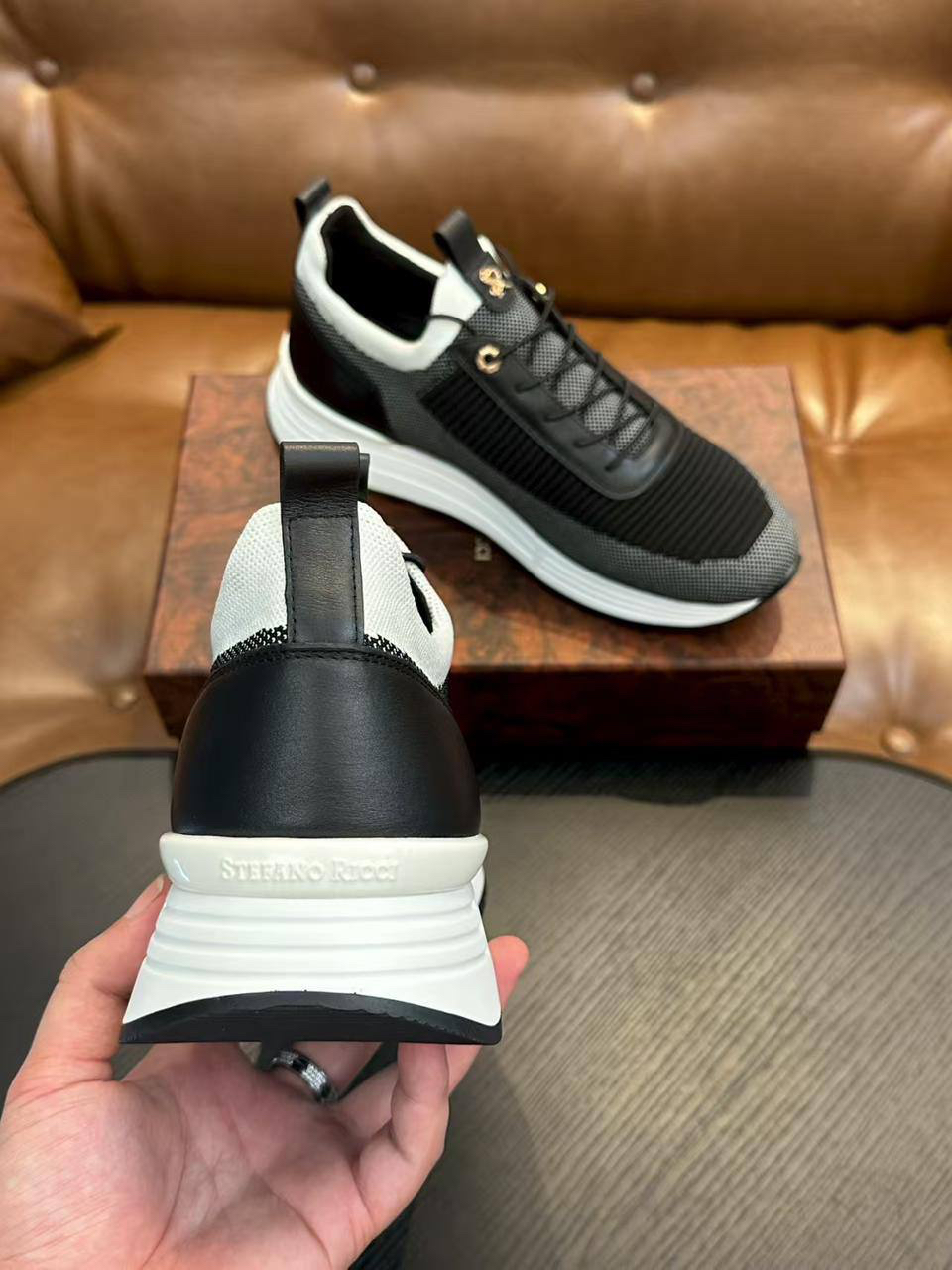 МУЖСКИЕ КРОССОВКИ STEFANO RICCI детальное фото